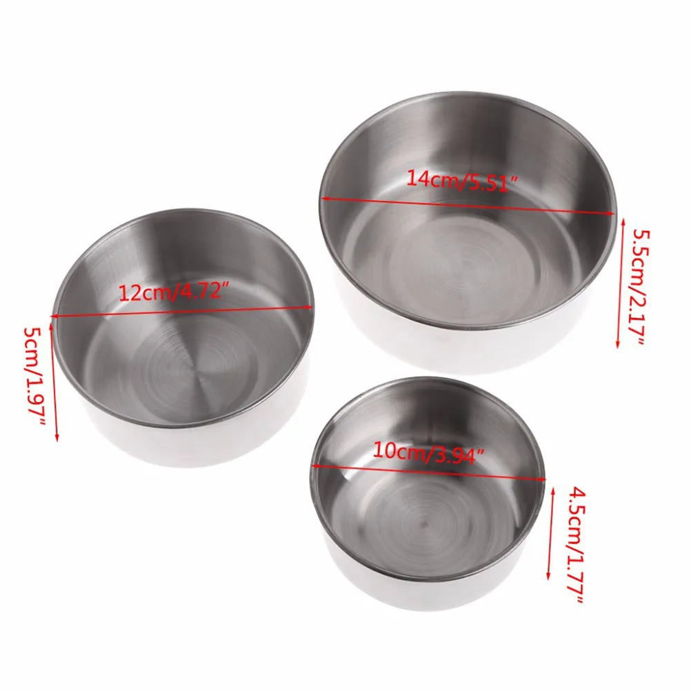 Stainless Steel Parrot Feeding Bowl & Bird Cage Water Basin Bird Feeding Bowl Richie's