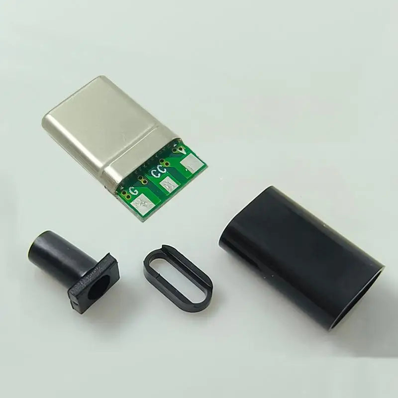 PD 3-Wire Type-C Laptop Connector with CC Pin & Capacitor USB-C Charging Connector Richie's