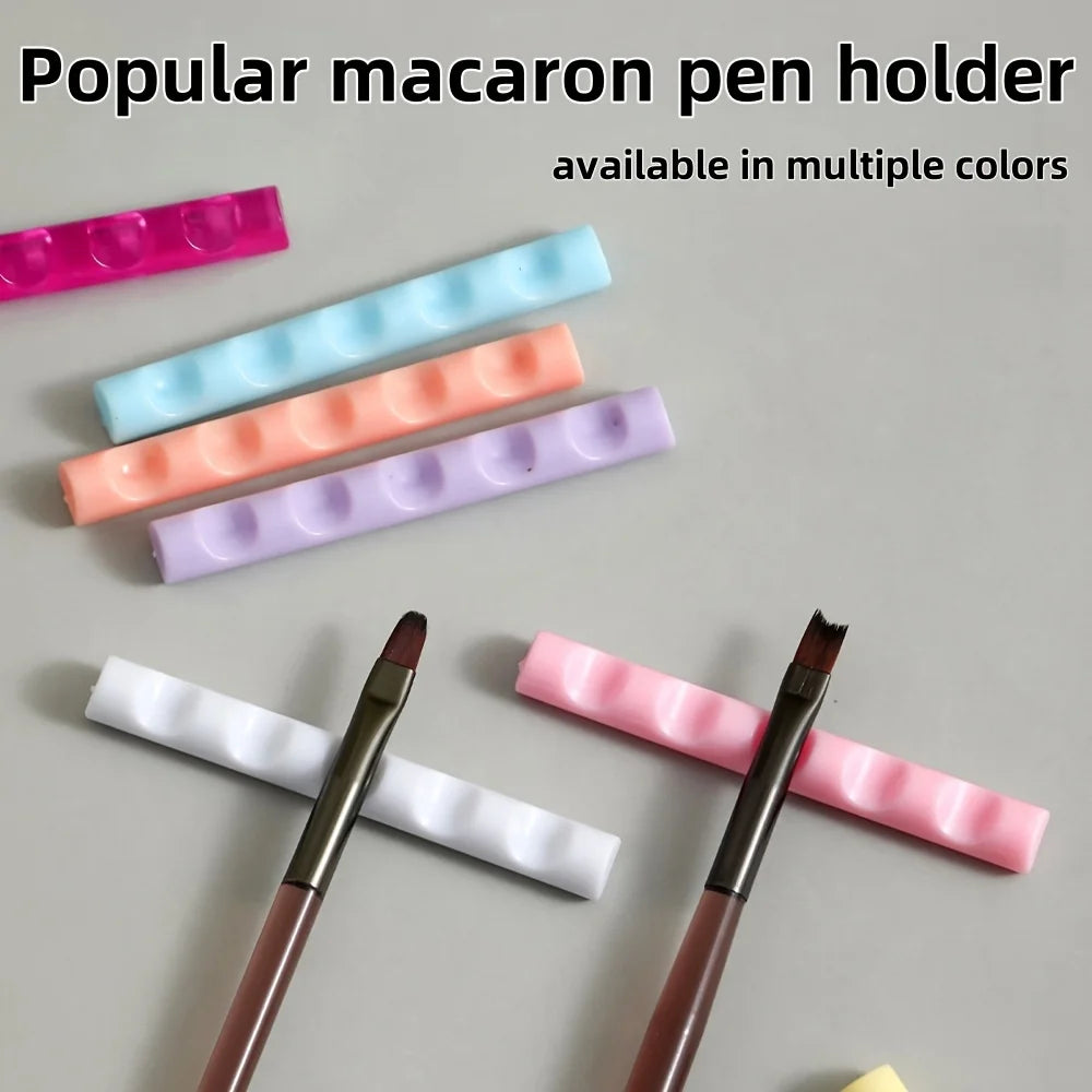 5-Slot Acrylic Nail Art Brush Holder & Gel Pen Organizer Nail Brush Organizer Richie's