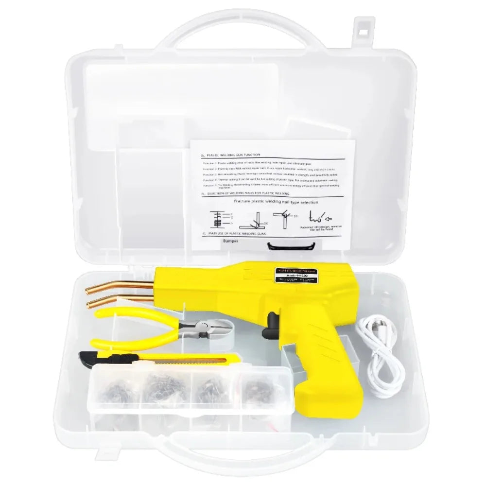 200W Rechargeable Plastic Welding Gun – Car Bumper Repair Kit Plastic Welding Gun Richie's