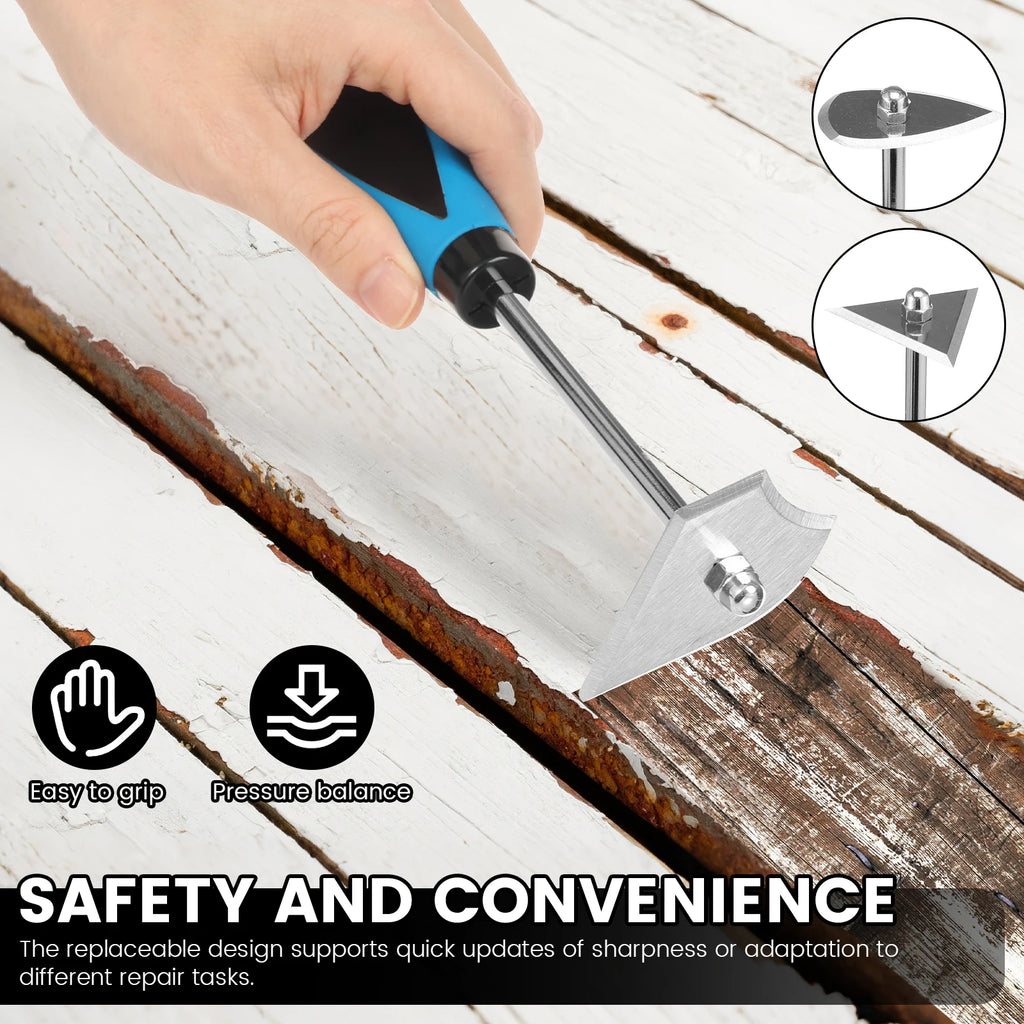 Paint Shave Hook Scraper – Stainless Steel, 3 Blades Paint Scraper Tool Richie's