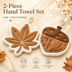 Fall Hand Towels – Maple Leaf & Acorn Kitchen & Bath Décor Decorative Hand Towels Richie's