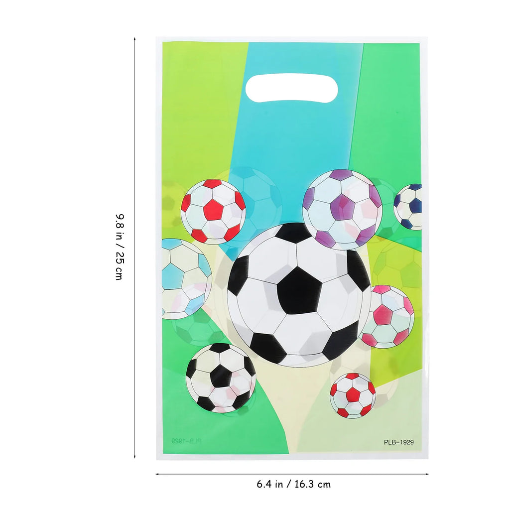 24Pcs Soccer Gift Bags – Waterproof Football Party Favor Treat Bags Party Favor Bags Richie's