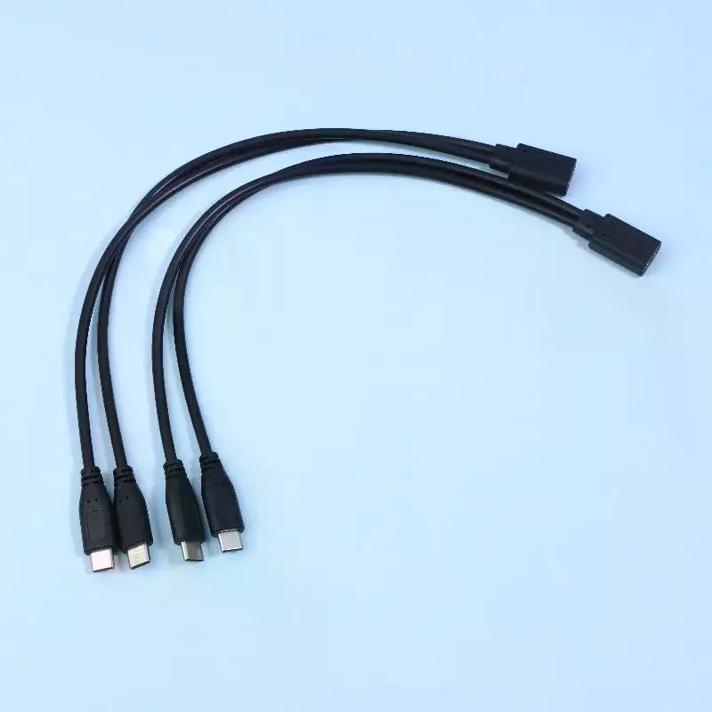 USB-C Cable Splitter 1 to 2 Type-C Power Adapter 3A 15W USB-C Cable Splitter Richie's