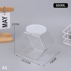 Hexagonal Candy Cookie Jar Airtight PET Storage Container Food Storage Jar Richie's 850ml