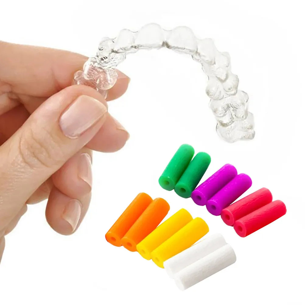 12pcs Silicone Aligner Chewies Bite Sticks for Braces, 6 Flavors Orthodontic Accessory Richie's Default Title