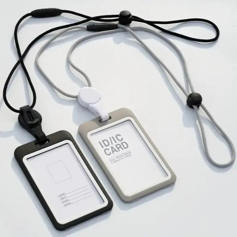 Retractable ID Badge Holder with Removable Lanyard | ABS ID Badge Holder Richie's