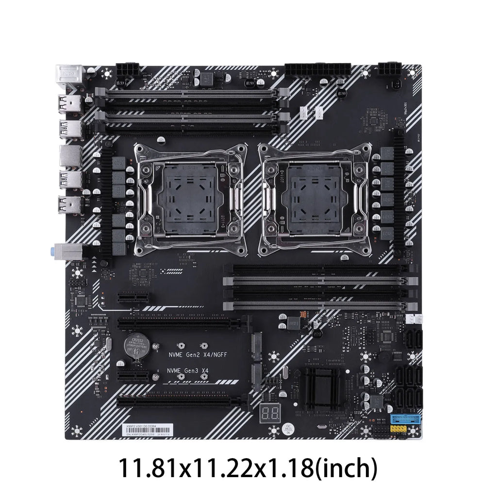 APWIKOGER X99 Dual CPU Motherboard 8x DDR4 LGA2011 ATX Desktop Motherboard Richie's