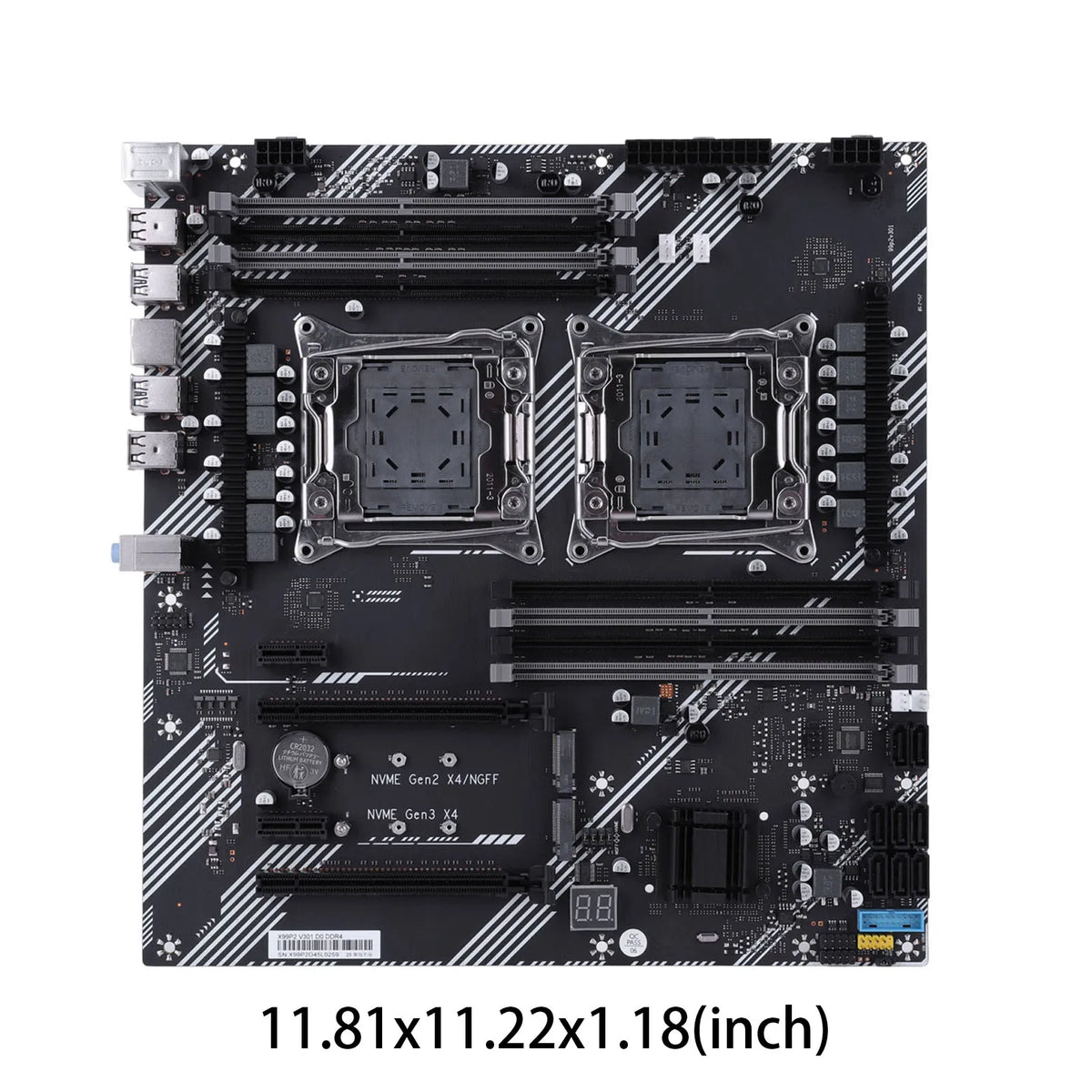 APWIKOGER X99 Dual CPU Motherboard 8x DDR4 LGA2011 ATX Desktop Motherboard Richie's