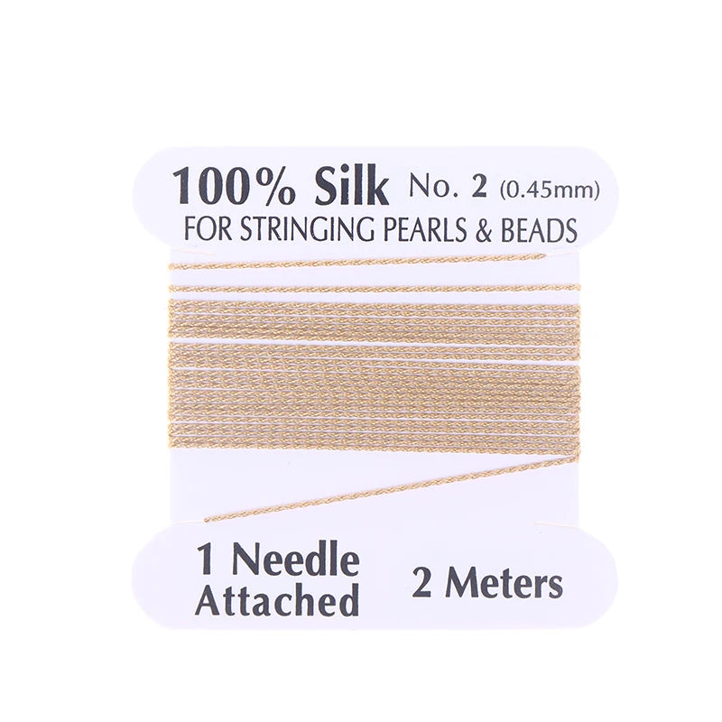 0.45mm Natural Silk Cord Rope – DIY Jewelry Making Thread Jewelry Making Cord Richie's Gold
