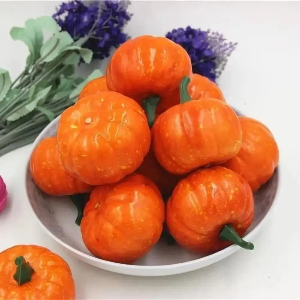 5-Pack Mini Foam Artificial Pumpkins – Halloween Fall Decor Halloween Decor Richie's
