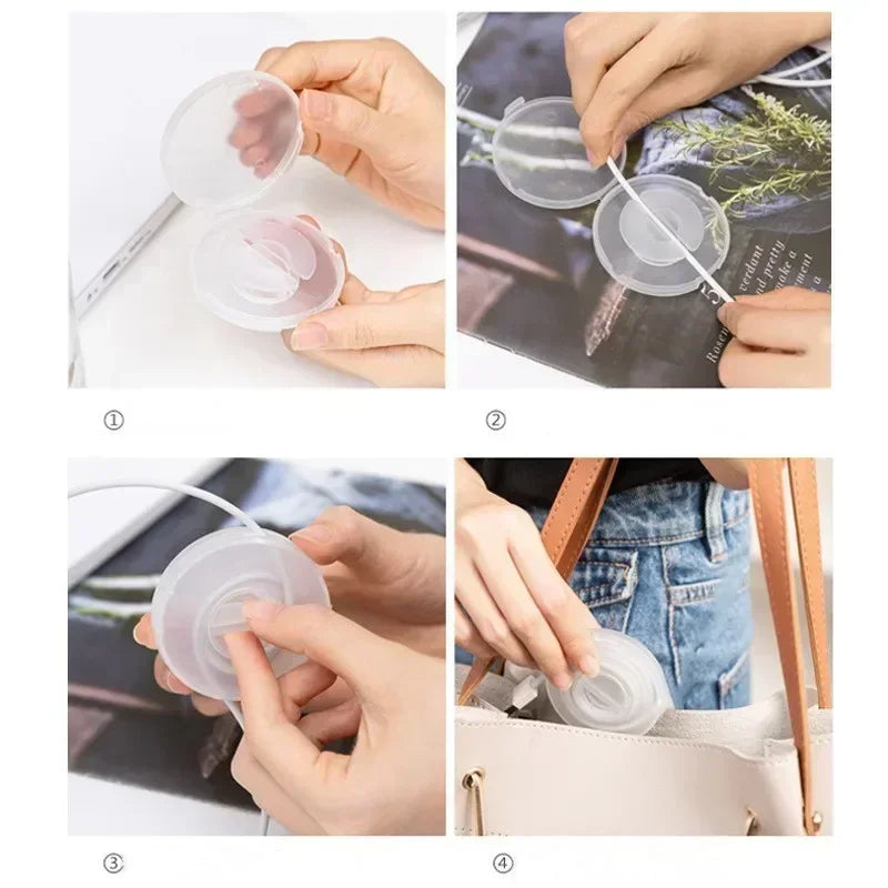 Portable Retractable Cable Winder & Wire Organizer Box Cable Organizer Richie's