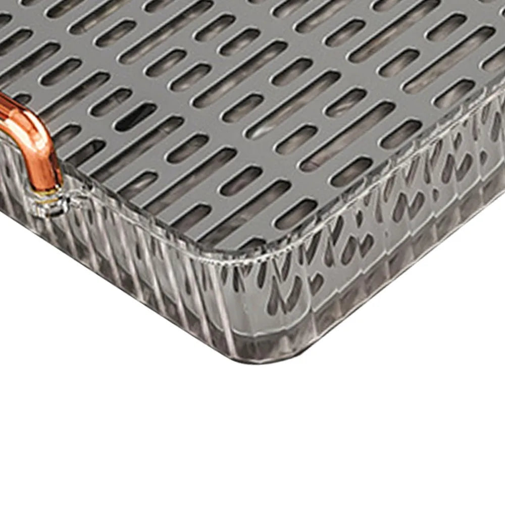 Non-Slip Double Layer Tea Serving Tray with Handles Serving Tray Richie's