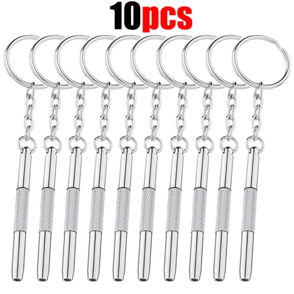 Precision Eyeglass & Watch Repair Screwdriver Kit + Keychain Precision Screwdriver Richie's 10Pcs