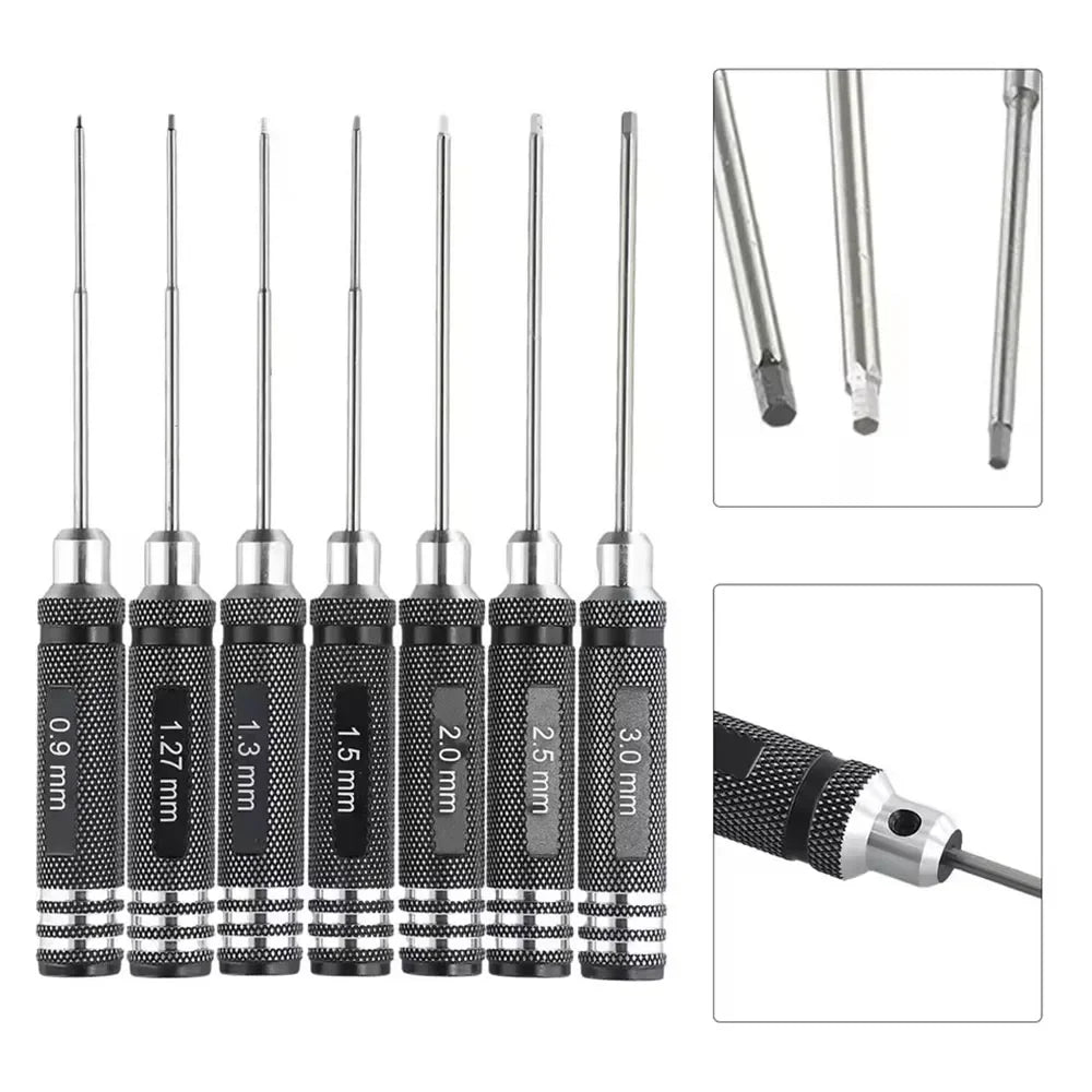 TOTNEND Hex Screwdriver Set for FPV Drone RC Cars 4pc 7pc Precision Screwdriver Set Richie's