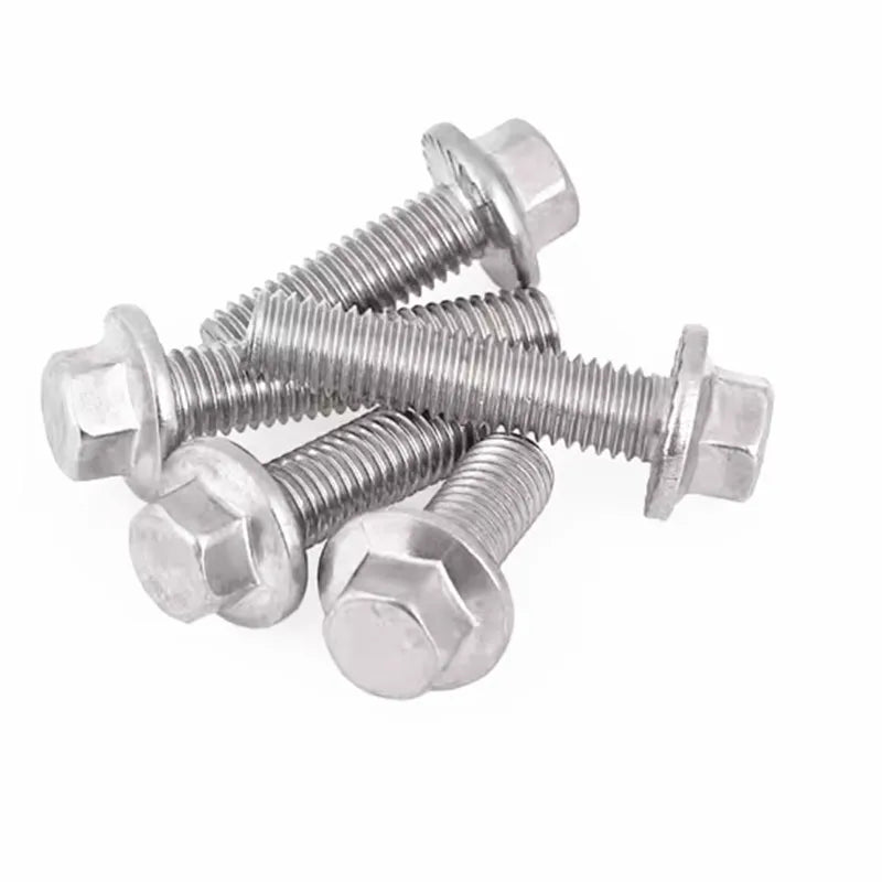 M5–M12 A2-70 304 Stainless Steel Serrated Flange Hex Bolt Flange Hex Bolt Richie's