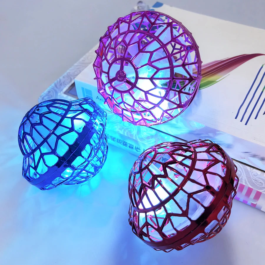 Spinning Flyball UFO LED Night Light Return Ball Toy LED Flying Toy Richie's