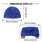 Floral Turban Hijab Hat – Elastic African Head Wrap for Women Turban Hijab Hat Richie's