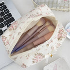 Floral Cosmetic Bag Large Capacity Travel Toiletry Makeup Pouch Cosmetic Toiletry Bag Richie's