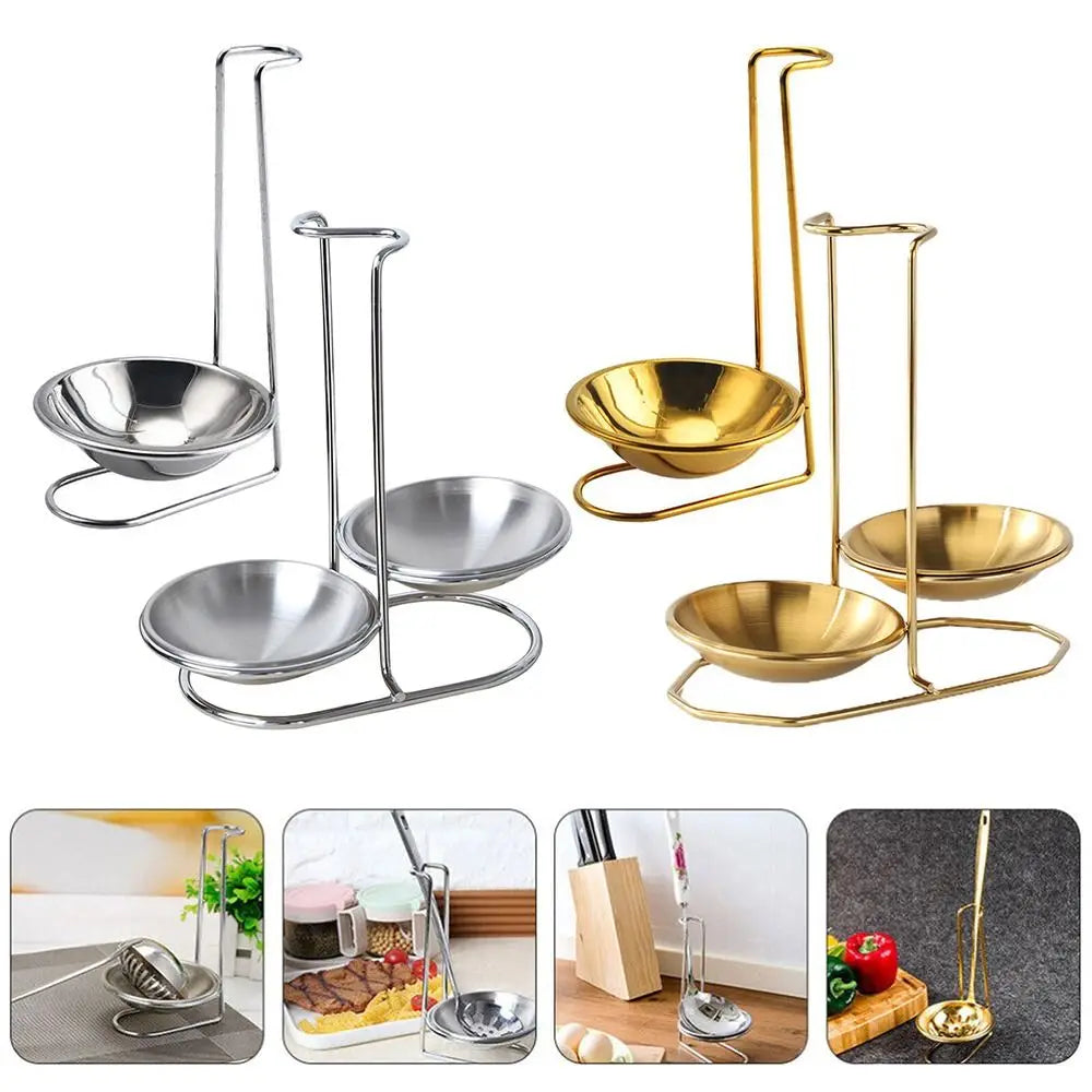 304 Stainless Steel Spoon & Utensil Rack – Single or Double Utensil Rack Richie's