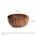 Japanese Handmade Wooden Bowls – Soup, Salad & Rice Bowls Wooden Serving Bowl Richie's 20-bowl