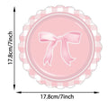 10pcs Pink Cherry Disposable Paper Plates 7 Inch Party Disposable Paper Plates Richie's Type A