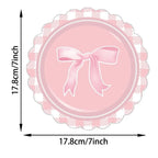 10pcs Pink Cherry Disposable Paper Plates 7 Inch Party Tableware Disposable Paper Plates Richie's Type A