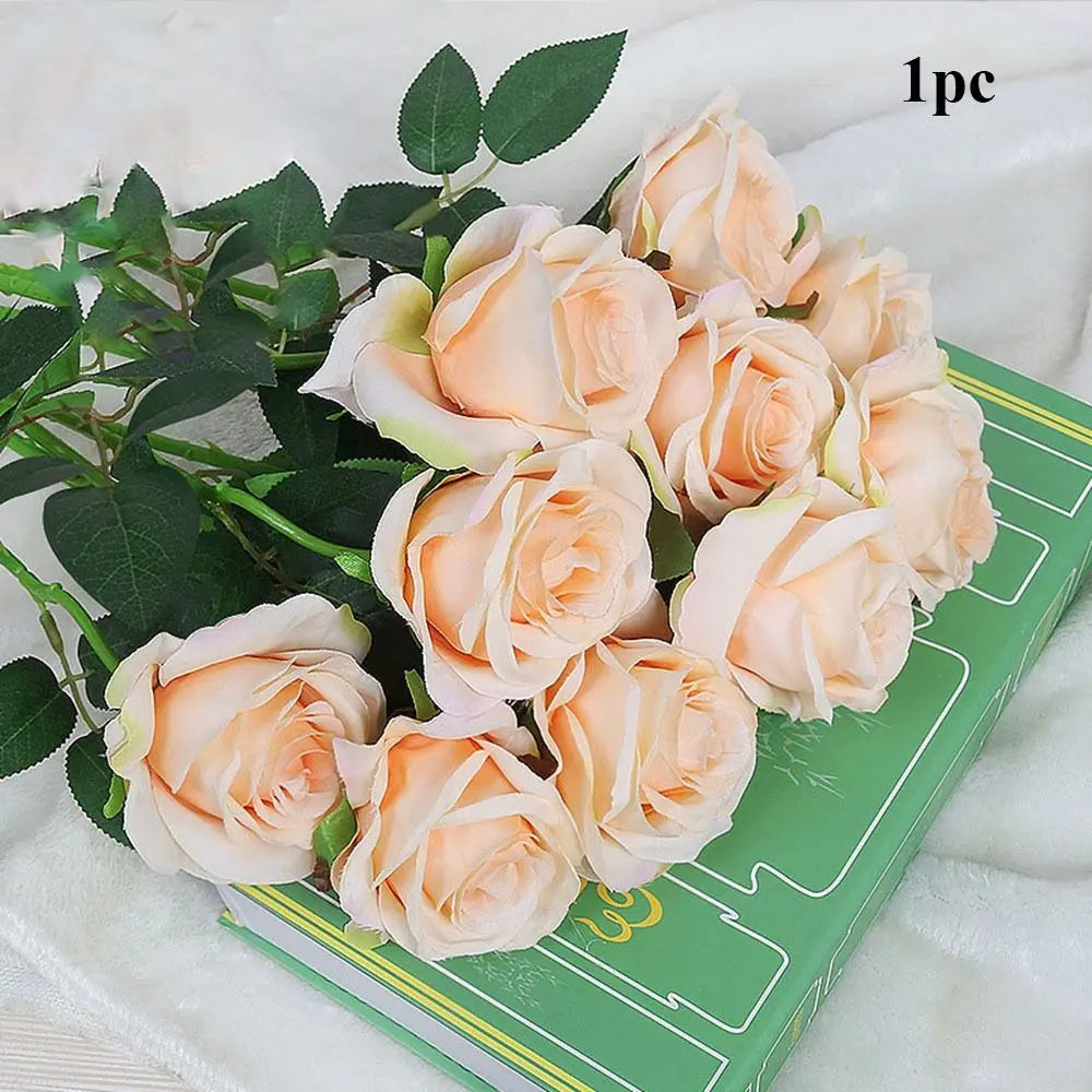 Vintage Silk Rose Artificial Flower – 5 Colors, 50cm Stem Artificial Silk Flower Richie's 5 1pc