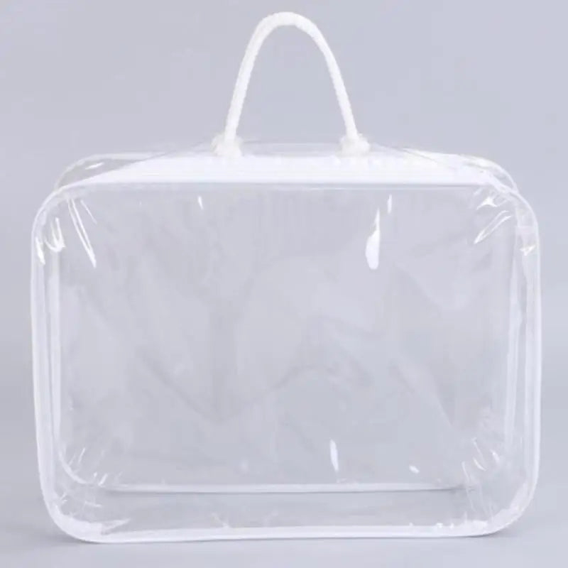 Waterproof Zippered PVC Storage Bags – 4-Pack Organizer Zippered Storage Bags Richie's White