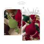 8pcs Velvet Gift Box Christmas Tree Ornaments – Flocked Pendants Christmas Tree Ornaments Richie's