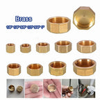 Brass BSP Threaded Pipe End Cap Plug – Hex Head Blind Stopper Pipe Fitting Plug Richie's