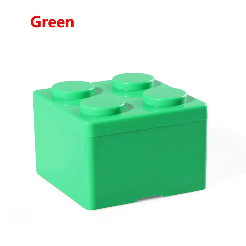 Building Block Stackable Desktop Storage Box – Plastic Organizer Desktop Storage Organizer Richie's green-S-