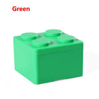 Building Block Stackable Desktop Storage Box – Plastic Organizer Desktop Storage Organizer Richie's green-S-