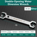 Double-Ended Manifold Valve Wrench 27/29mm 28/30mm Steel Double-Ended Wrench Richie's 34-38