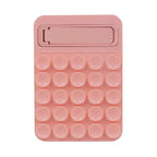 Foldable Silicone Suction Phone Mount – Shower Mirror Holder Phone Suction Mount Richie's Pink