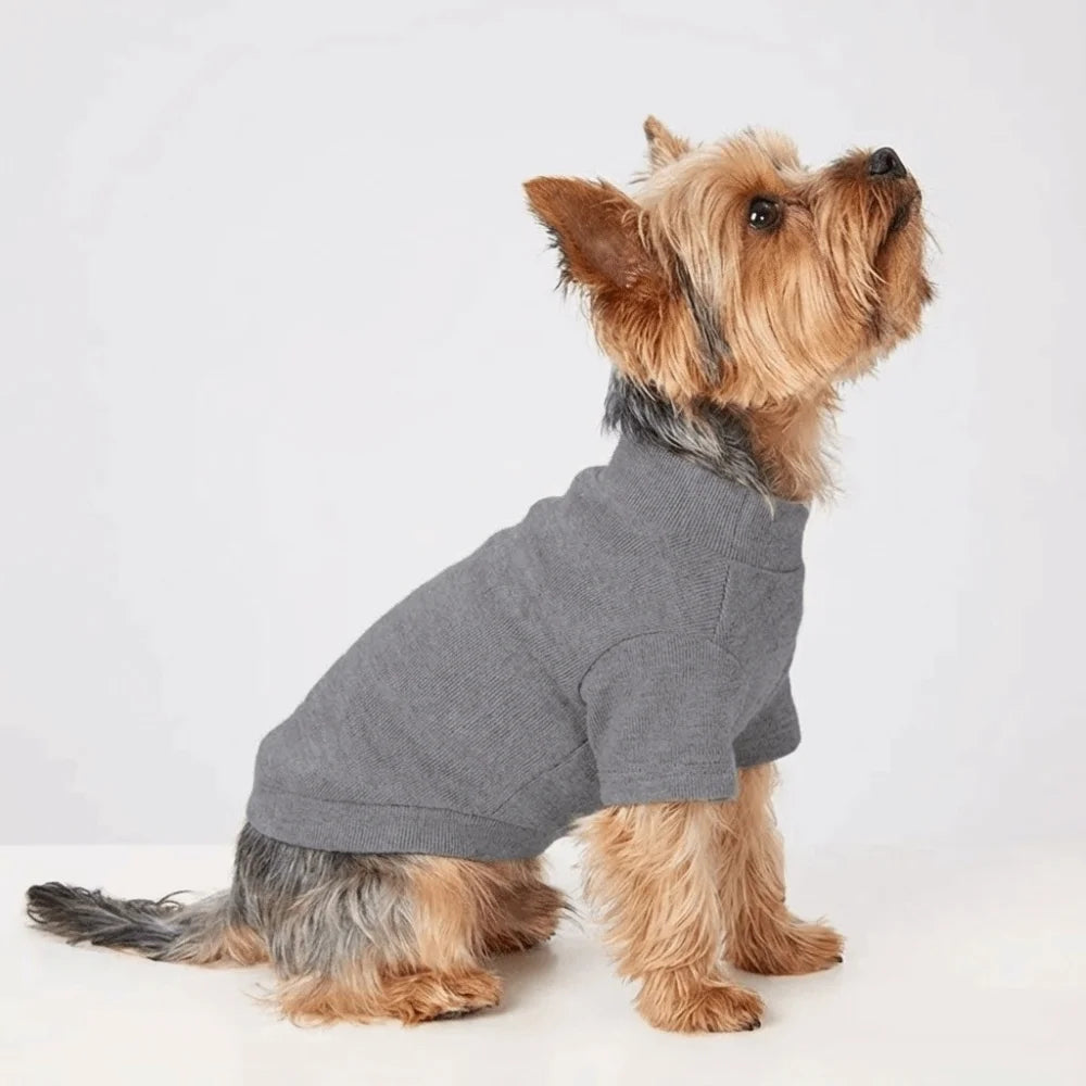 Winter Dog Sweater Solid Color Polyester Pet Clothes for Dogs Dog Sweater Richie's