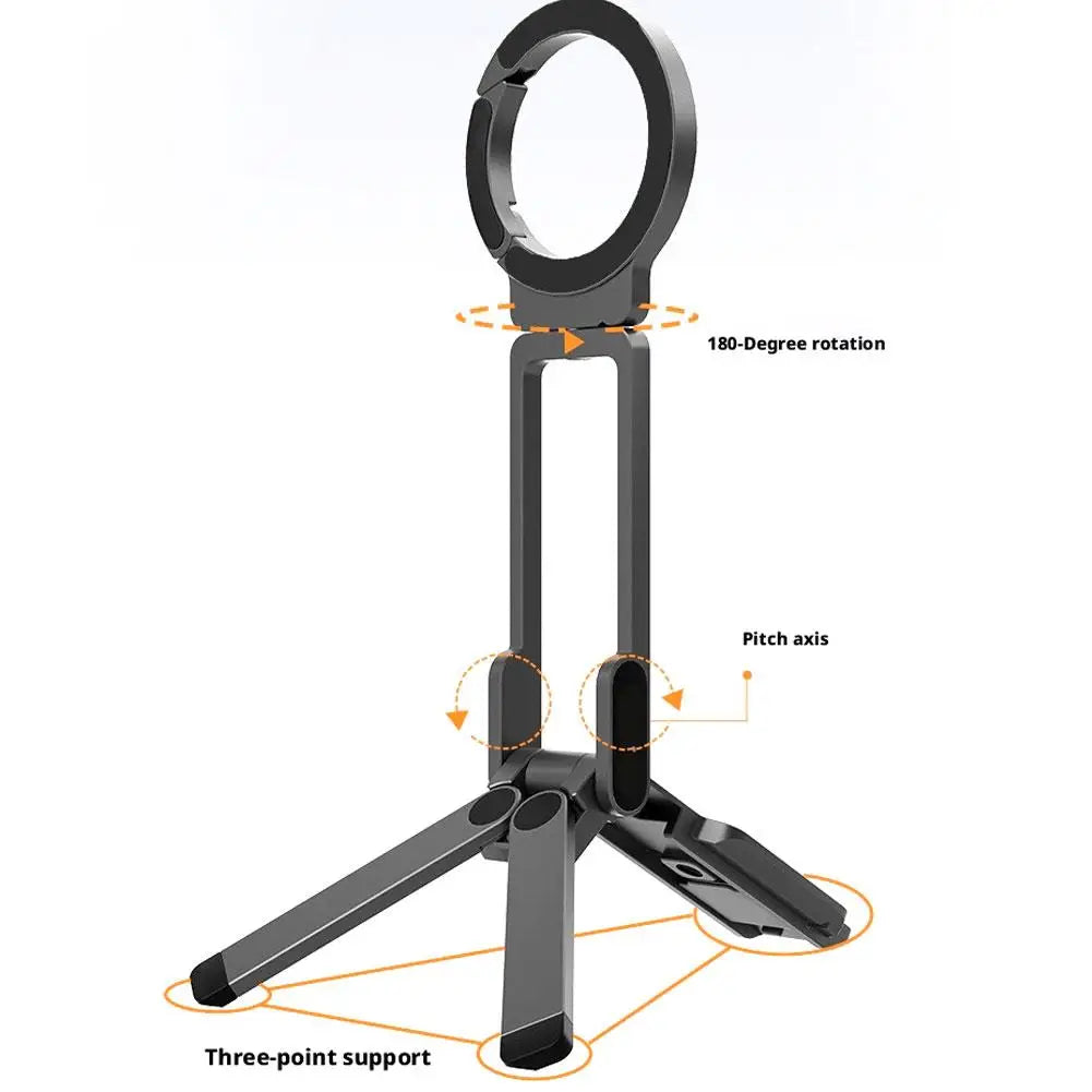 Dual Magnetic Foldable Phone Tripod Stand – MagSafe Magnetic Phone Stand Richie's