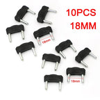 10pcs FUCHU 3mm RCA Banana Plug Terminal Block 14/18mm Pitch Cable Connector Plug Richie's Center spacing 18mm