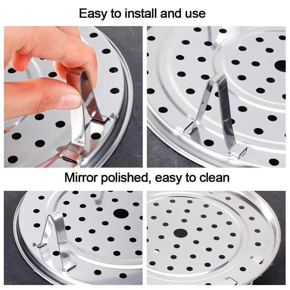 Stainless Steel Steaming Rack with Feet – Multi-Size Kitchen Tray Steaming Rack Richie's