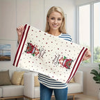 5-Piece Christmas Microfiber Towel Set – Snowflake & Heart Holiday Towel Set Richie's