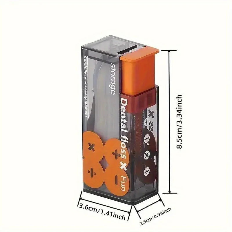 Pop-Up Dental Floss Dispenser Box with 10 Floss Sticks Dental Floss Dispenser Richie's