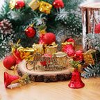 26/32 Pcs Multicolor Christmas Ornaments – Balls, Bells & Gift Boxes Christmas Ornament Set Richie's