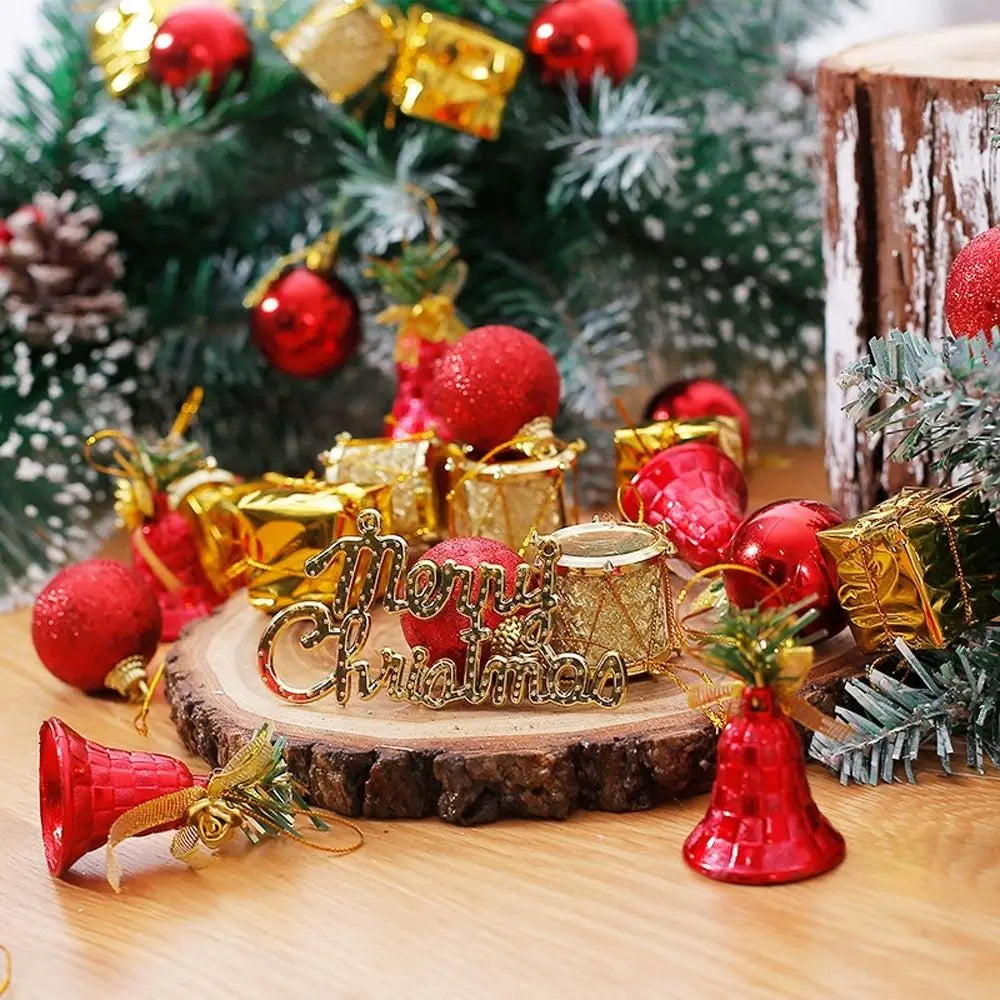 26/32 Pcs Multicolor Christmas Ornaments – Balls, Bells & Gift Boxes Christmas Ornament Set Richie's