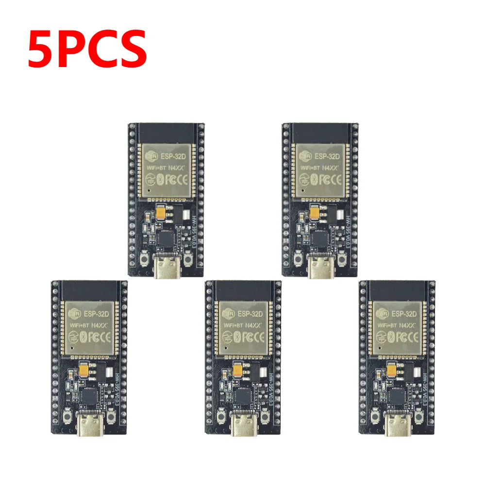 ESP32-WROOM-32 CP2102 Dev Board WiFi BT BLE – 1 to 5 Pack IoT Development Board Richie's 5 PCS CP2102