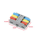 2/3/4/5 Pin Push-In Lever Wire Connector Terminal Block CE Wire Connector Terminal Richie's LT-3 50pcs