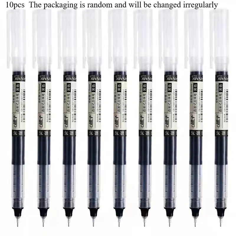 30-Pack Quick-Dry Gel Pens 0.5mm | Smooth Fast-Drying Ink Gel Pen Set Richie's black 10pcs