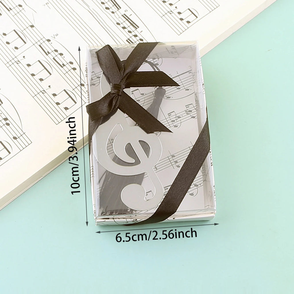 Silver Clef Metal Bookmark with Tassel – Music Note Gift Metal Bookmark Richie's