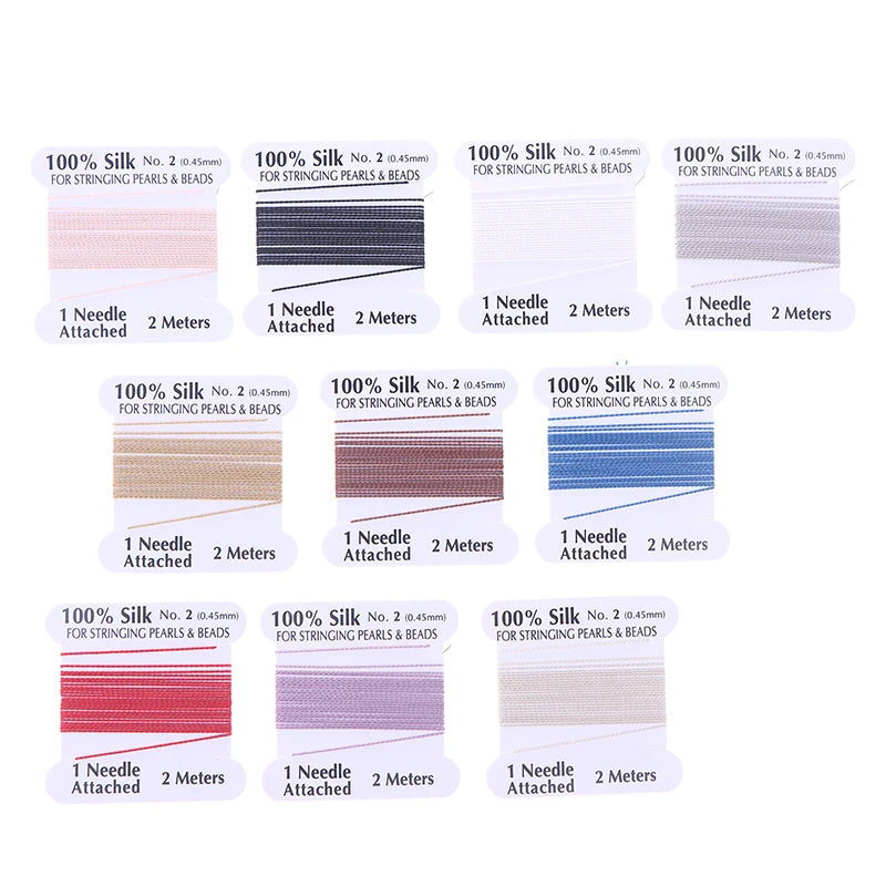 0.45mm Natural Silk Cord Rope – DIY Jewelry Making Thread Jewelry Making Cord Richie's