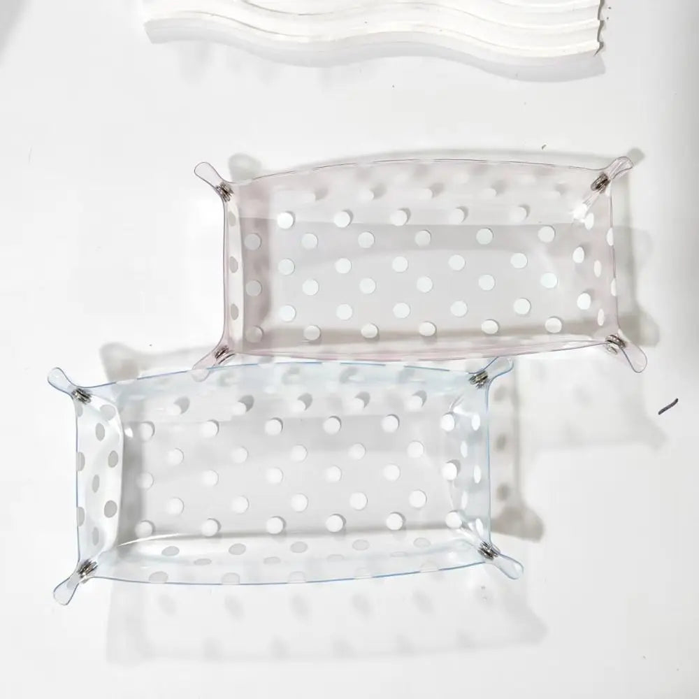Polka Dot Storage Tray Desk Organizer Stationery Holder Desk Storage Tray Richie's