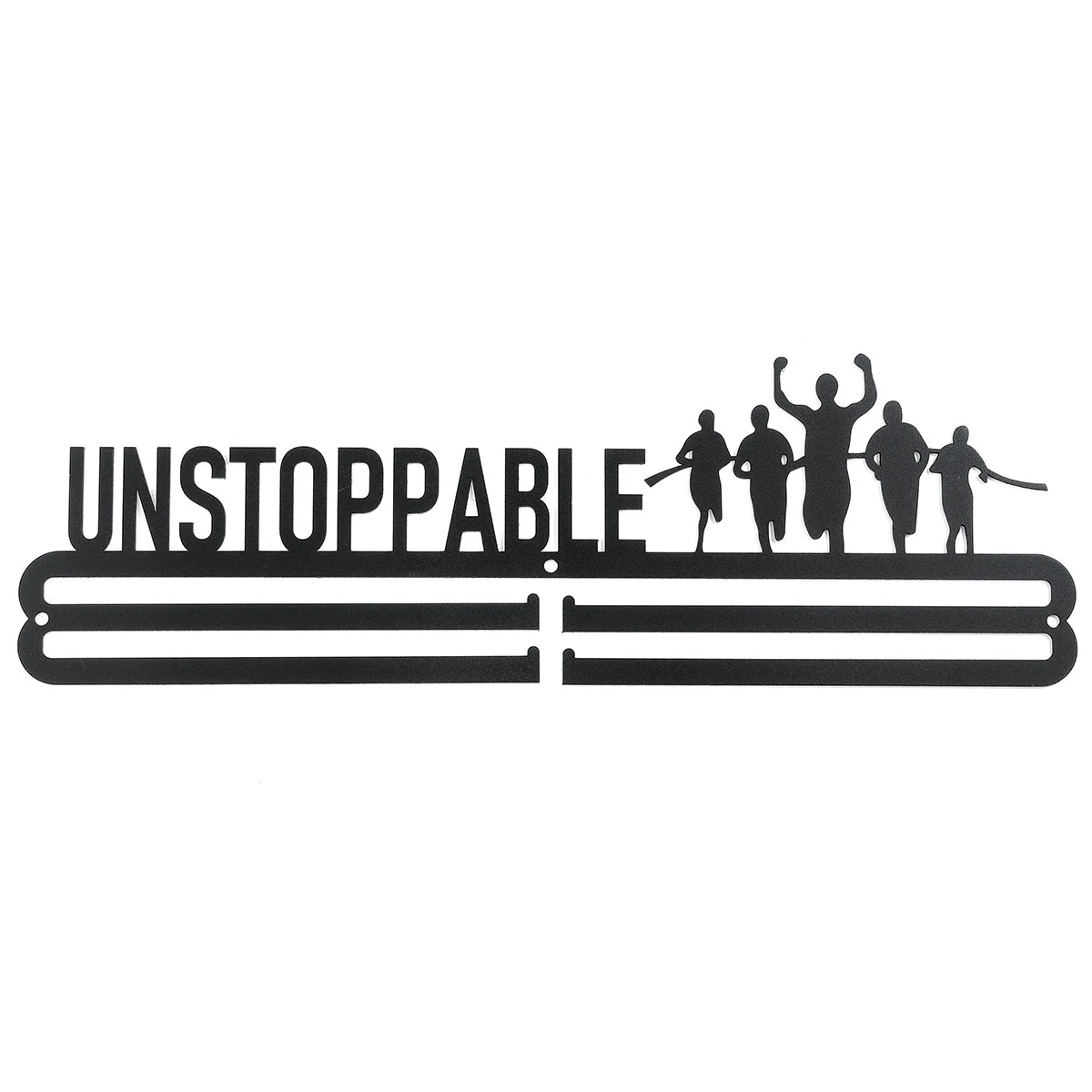Wall Mount Medal Holder Display Hanger – Black Steel Sports Rack Medal Display Rack Richie's Unstoppable